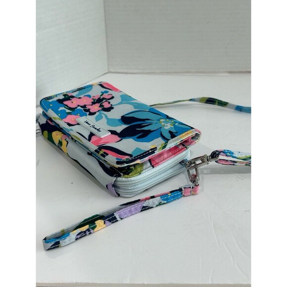 Vera Bradley Crossbody Wristlet Wallet Women’s Floral Pattern 6.5”x4x1.5 approx. - Picture 9 of 11